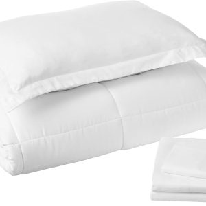 Sweet Home Collection 6 piezas cama individual Dobby White reseña